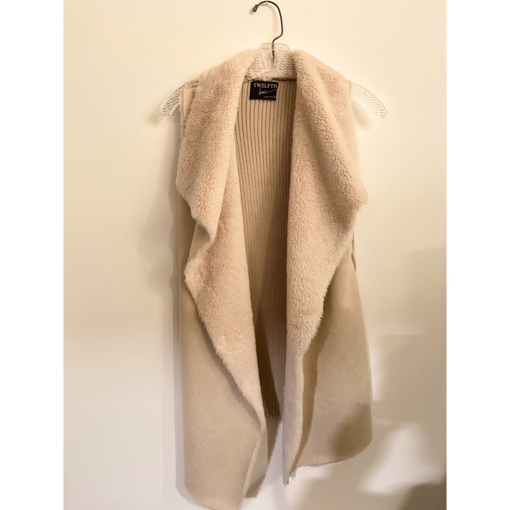 Faux Fur & Faux Suede Vest